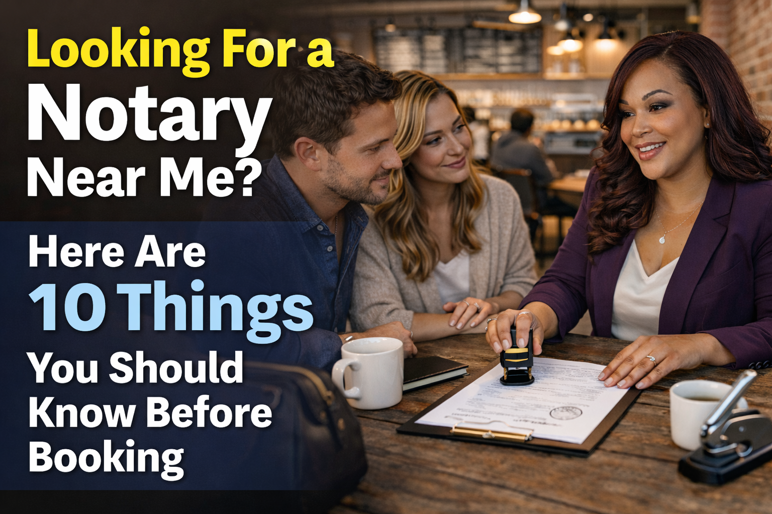 Looking For a Notary Near Me? Here Are 10Things You Should Know Before Booking