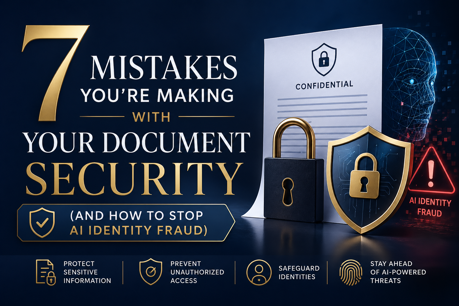 7 Mistakes You’re Making with Your Document Security (And How to Stop AI Identity Fraud)