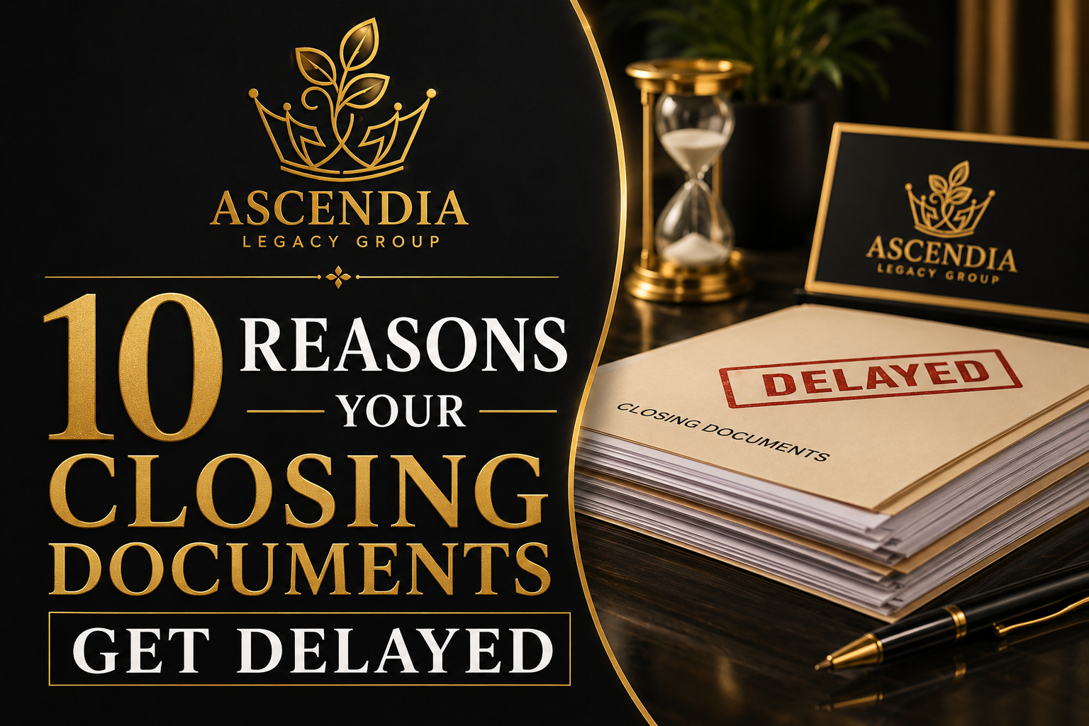 10 Reasons Your Closing Documents Get Delayed