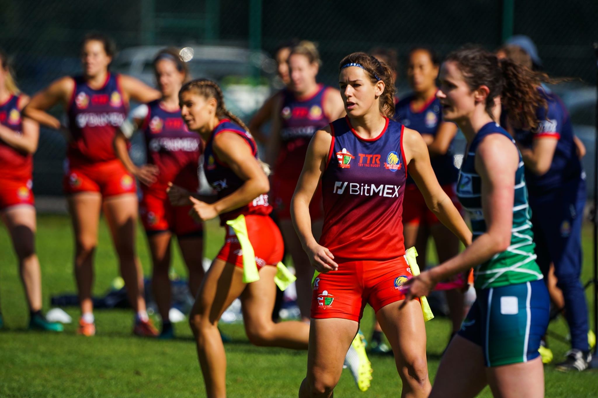 Concentration! Team GB Tag Rugby | Grace Brown Fitness London
