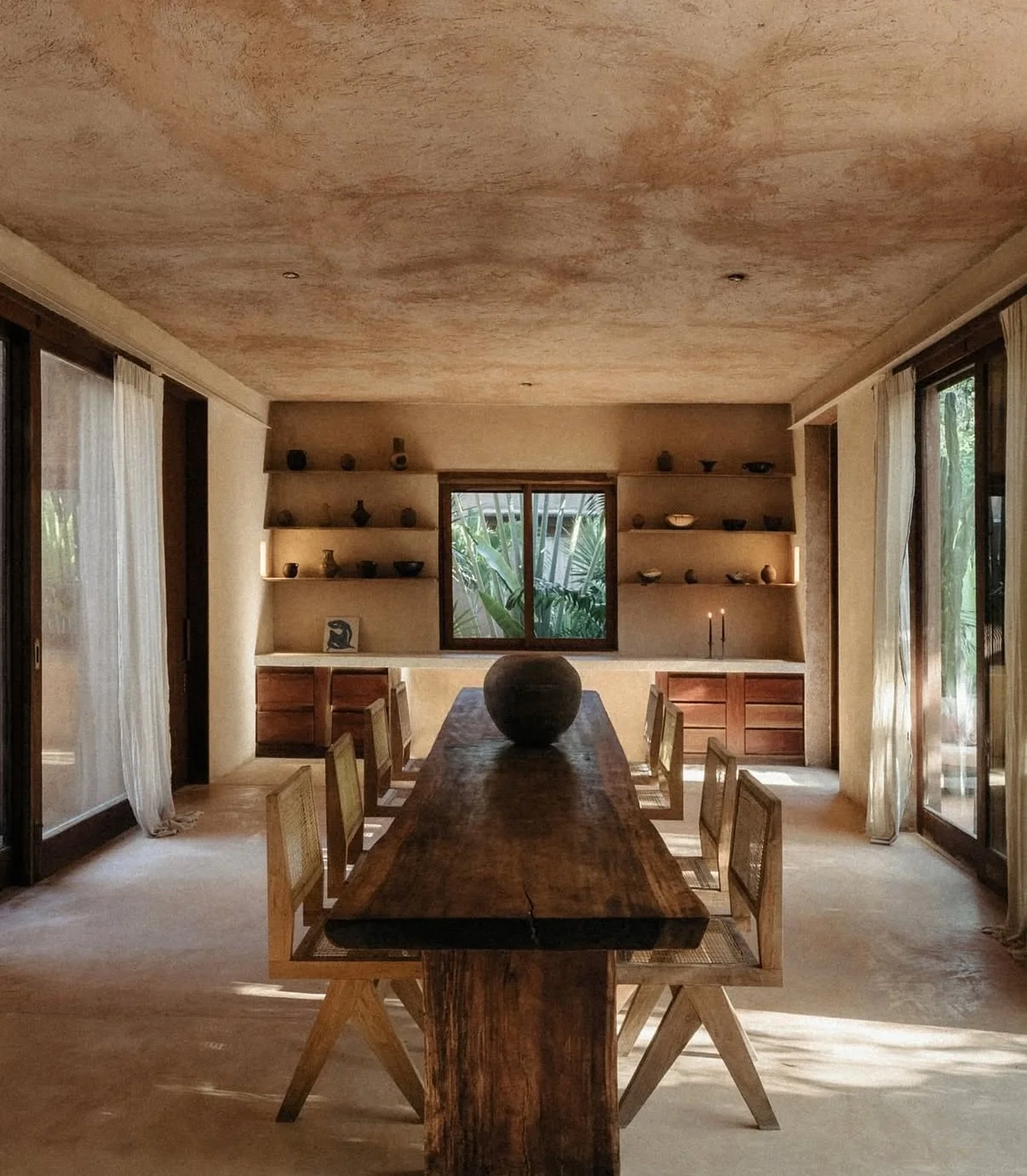 Where architecture meets stillness.
At @najilchak , earthen walls breathe with the jungle, light moves like poetry, and every raw texture tells a story of connection to the land, to silence, to something ancient. Designed in dialogue with Tulum&rsquo