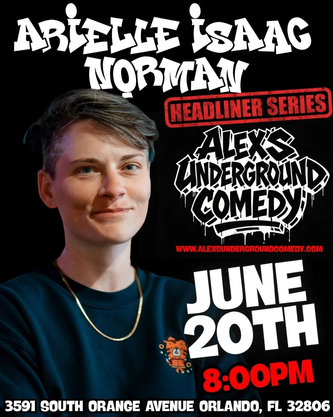 Friday, June 20th @ 8:00PM Arielle Isaac Norman
