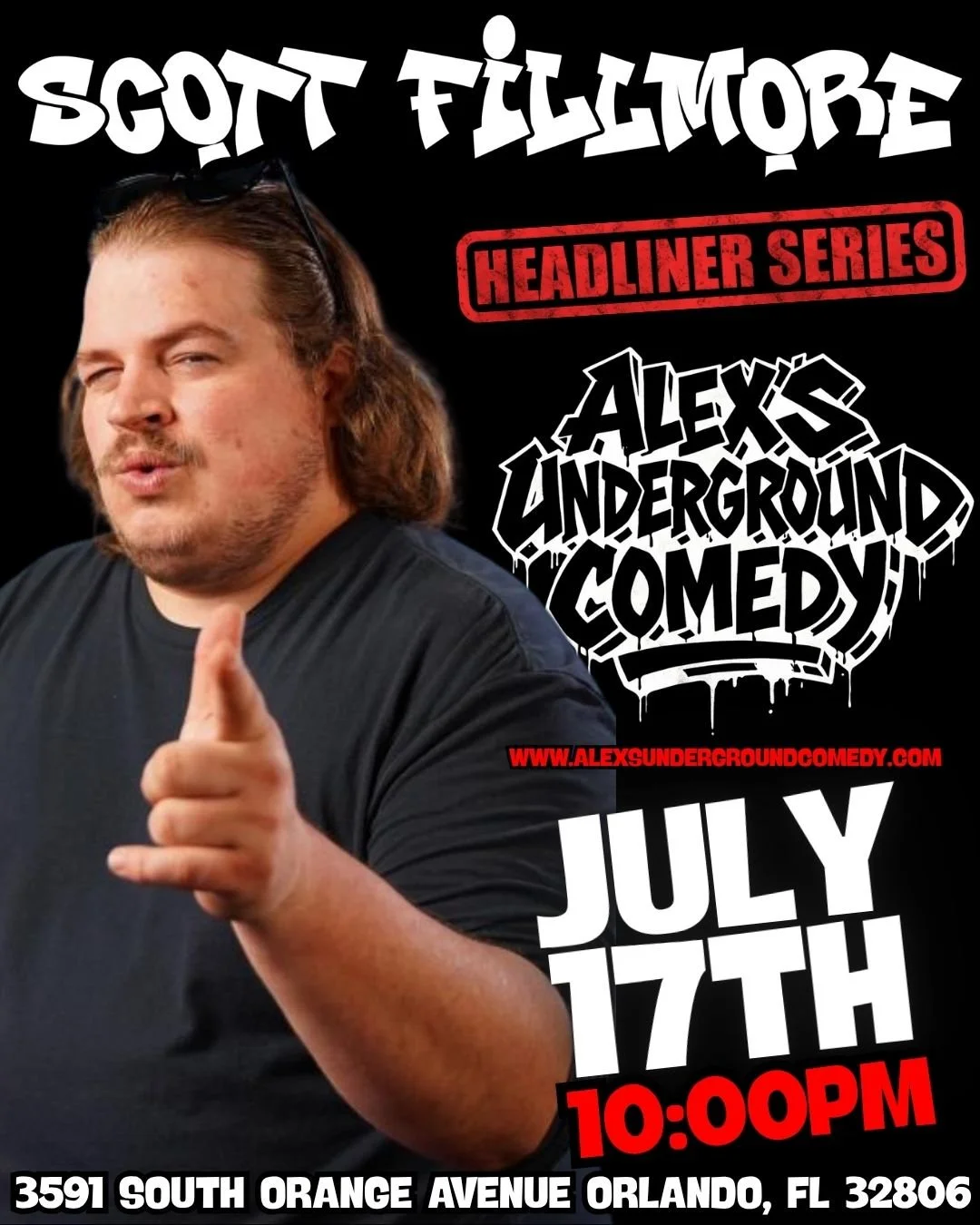 Friday, July 17th @ 10:00PM Scott Fillmore