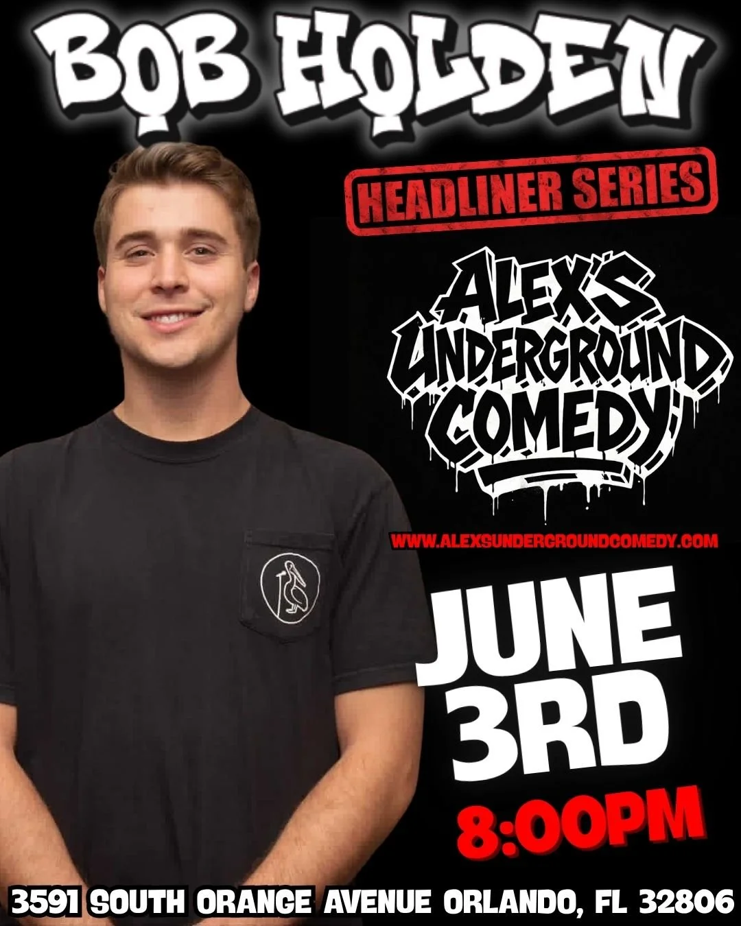 Wednesday, June 3rd @ 8:00PM Bob Holden