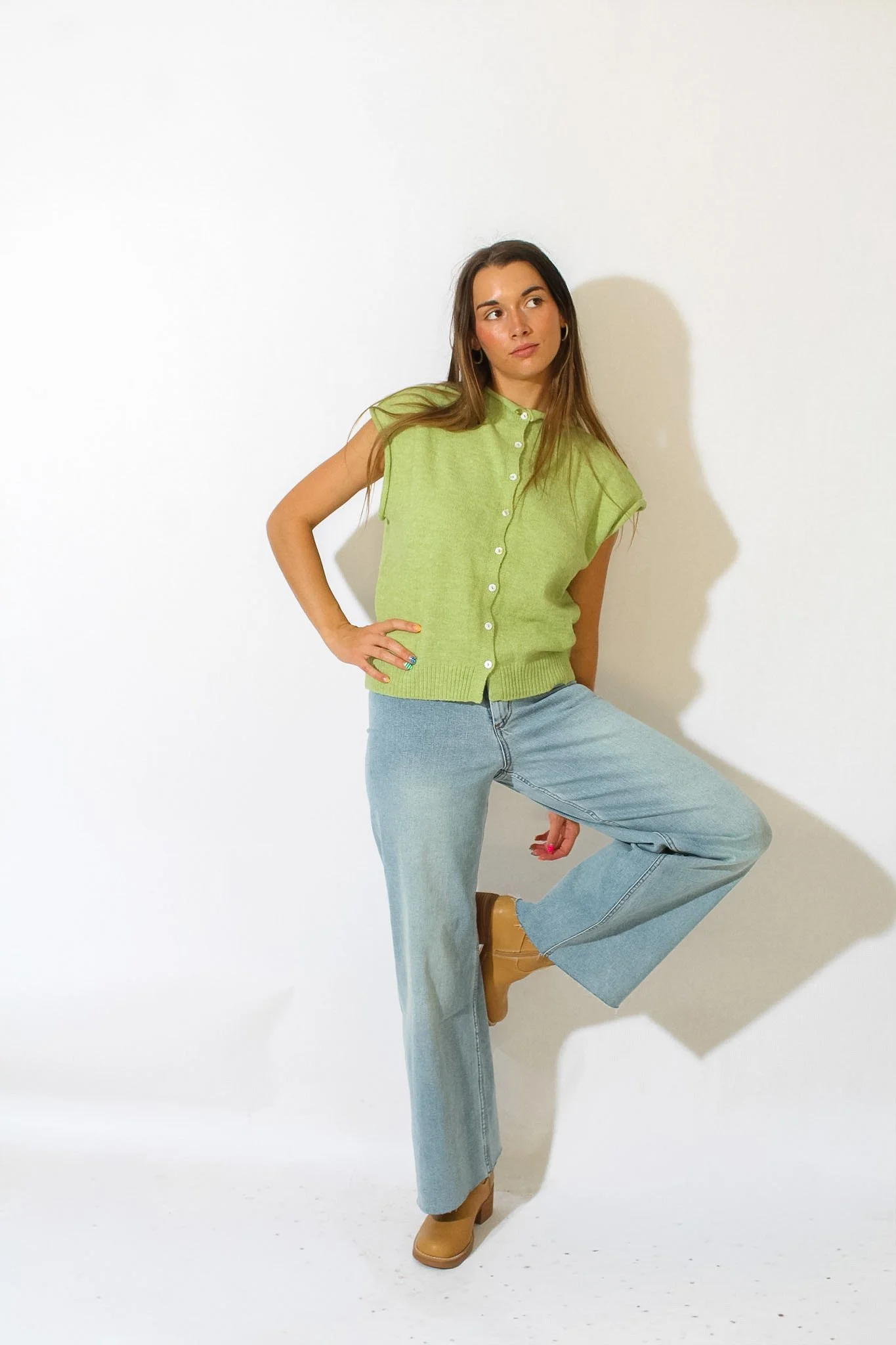 Green Sweater Vest