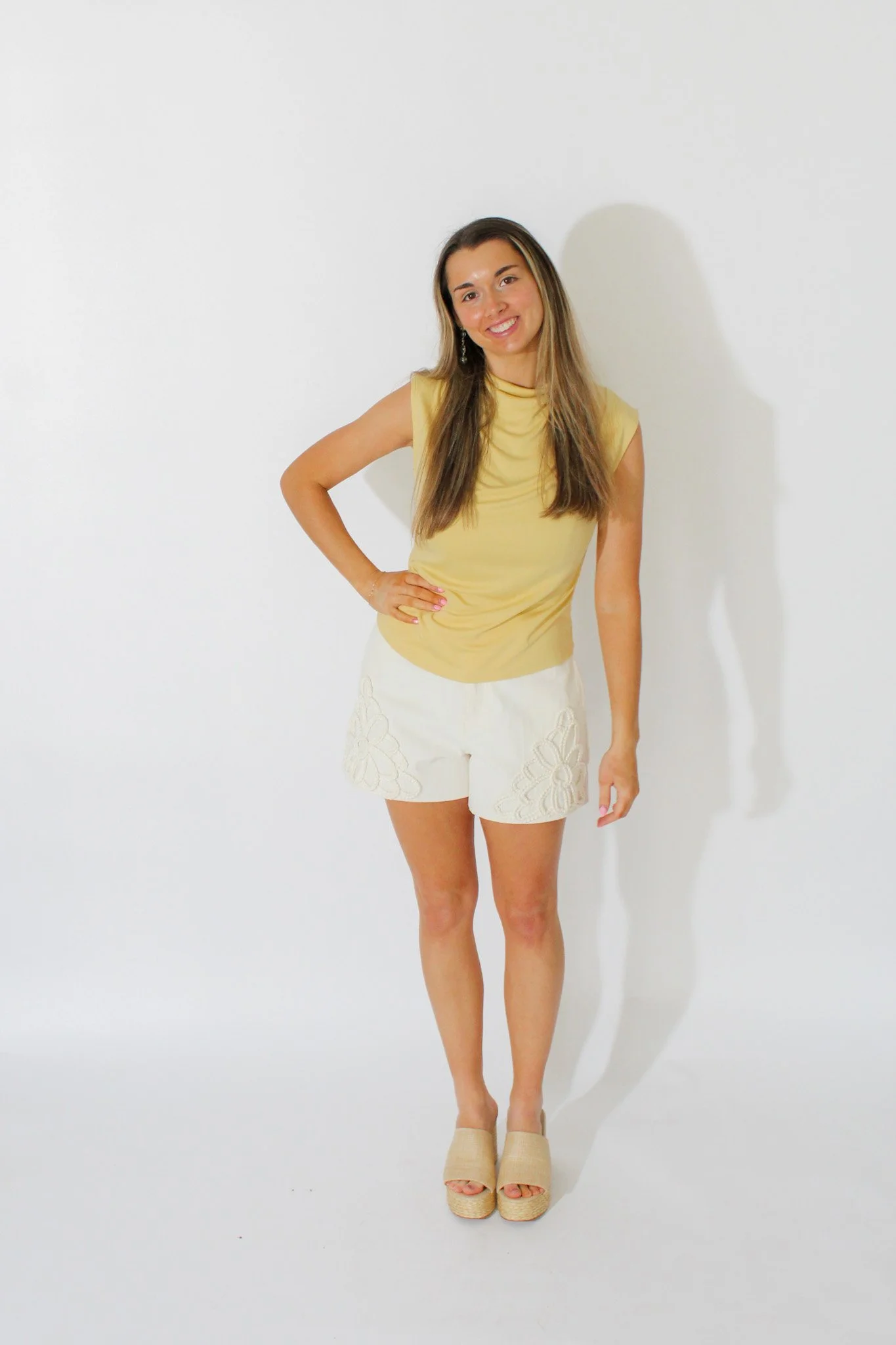 Aria Drapey Yellow Top