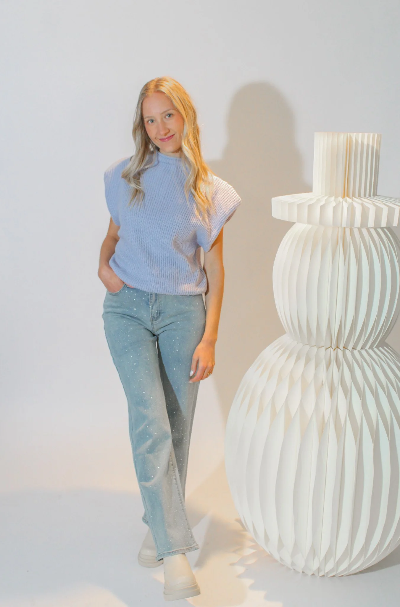 Jenny Blue Sweater Vest