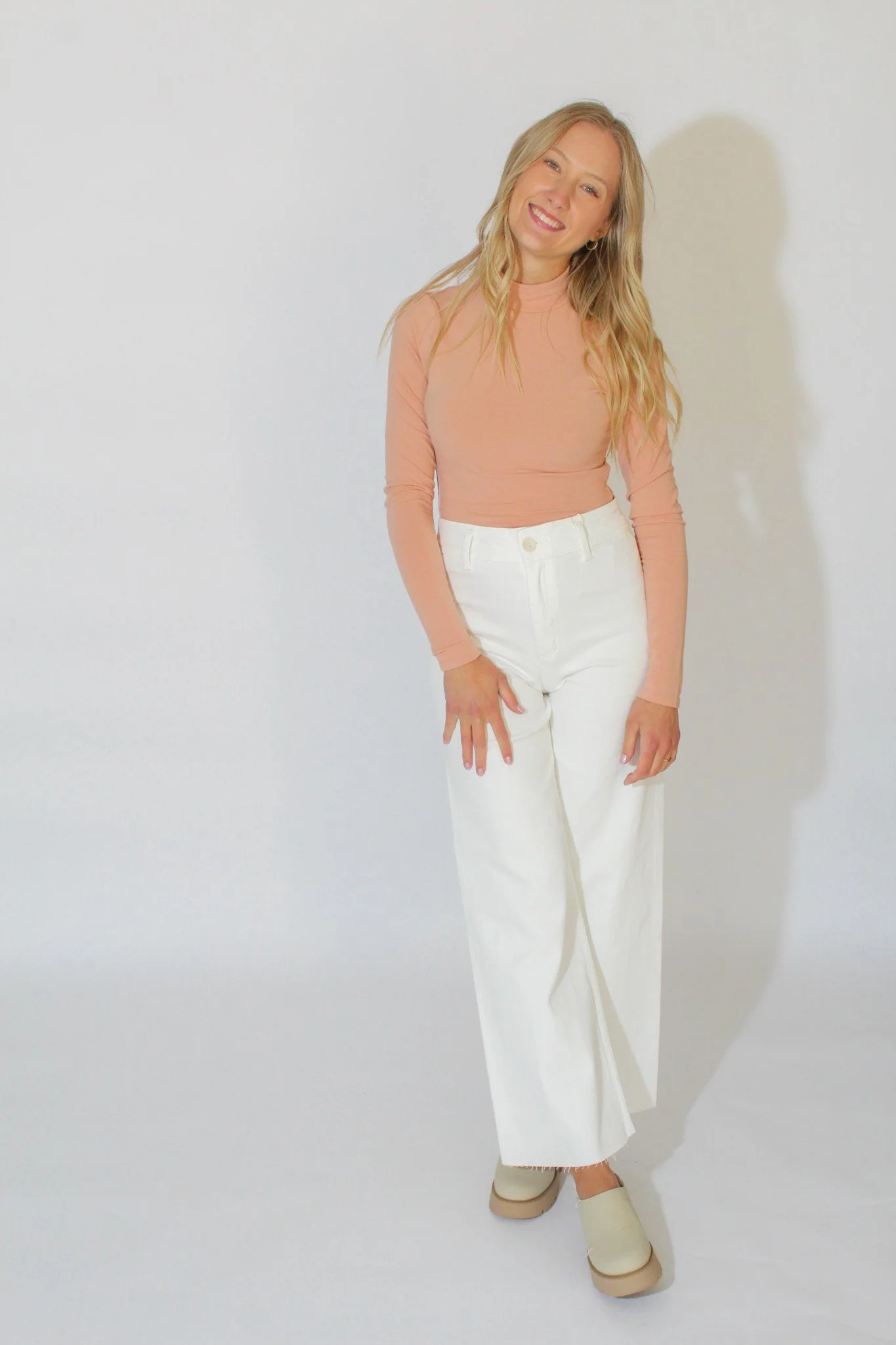 Selah’s Pink Turtleneck Long Sleeve