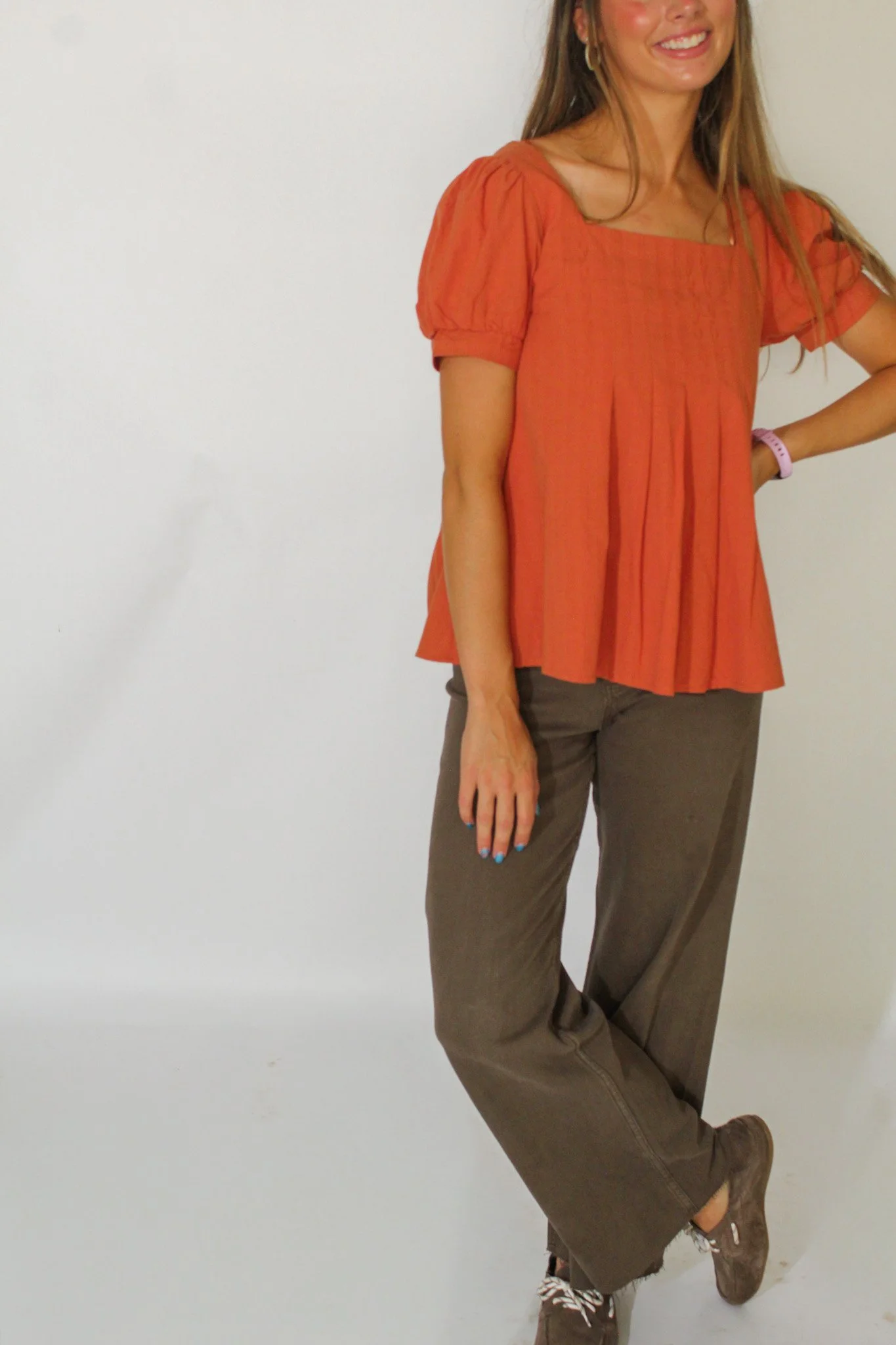 Amber Puffed Sleeve Blouse
