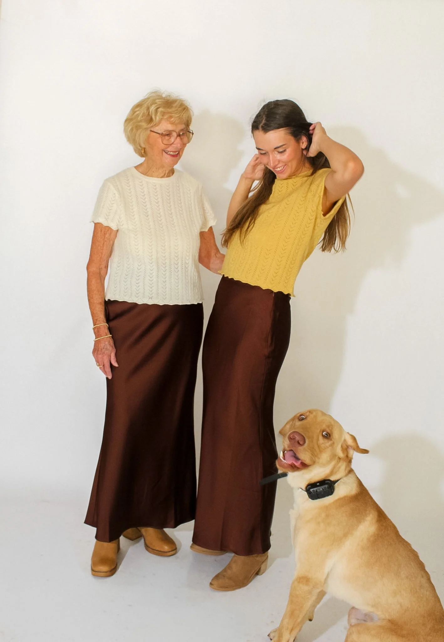Lizzie Satin Maxi Skirt
