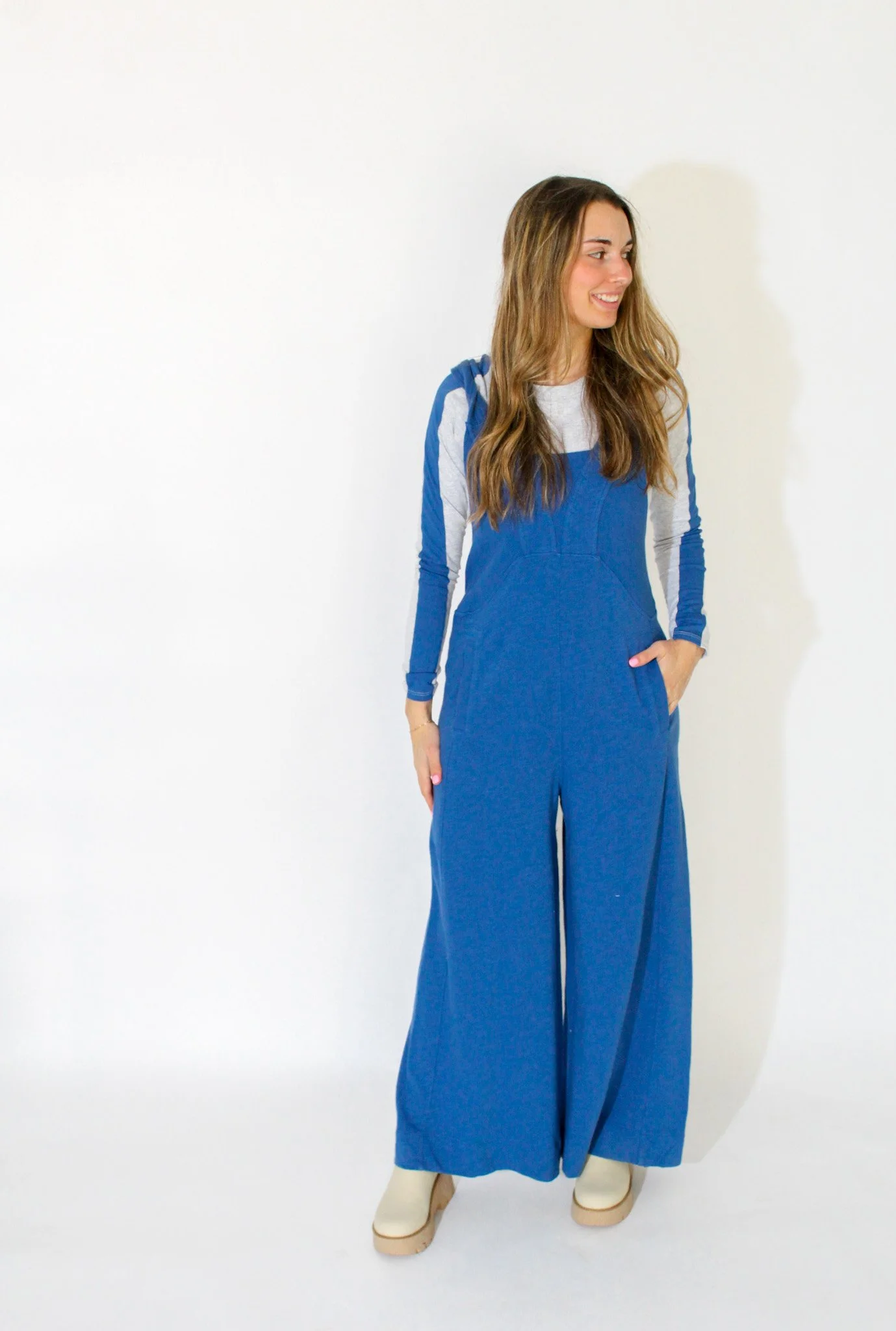 Blue Jump Suit