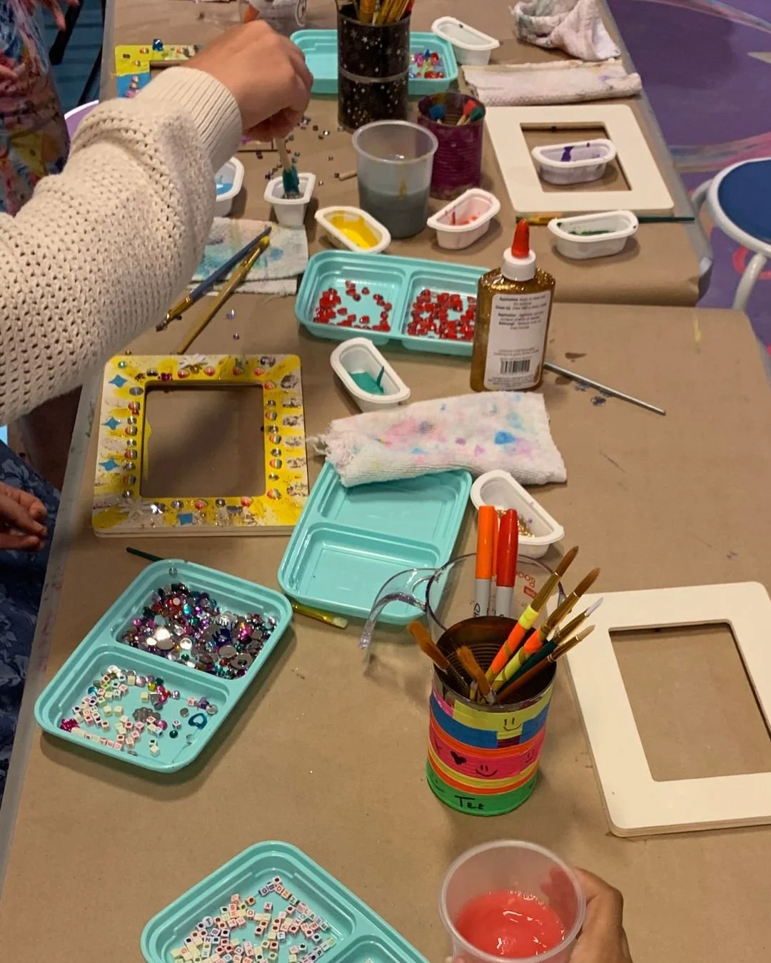 Art Party at eat and be hoopy Burlington vermont