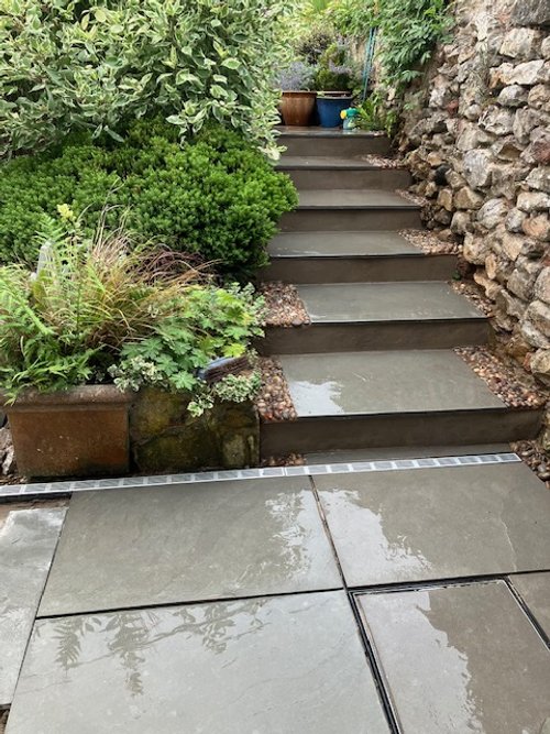 Garden steps