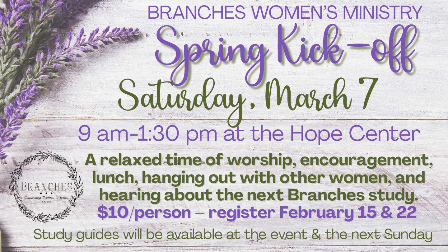 Branches Spring Kick-off
