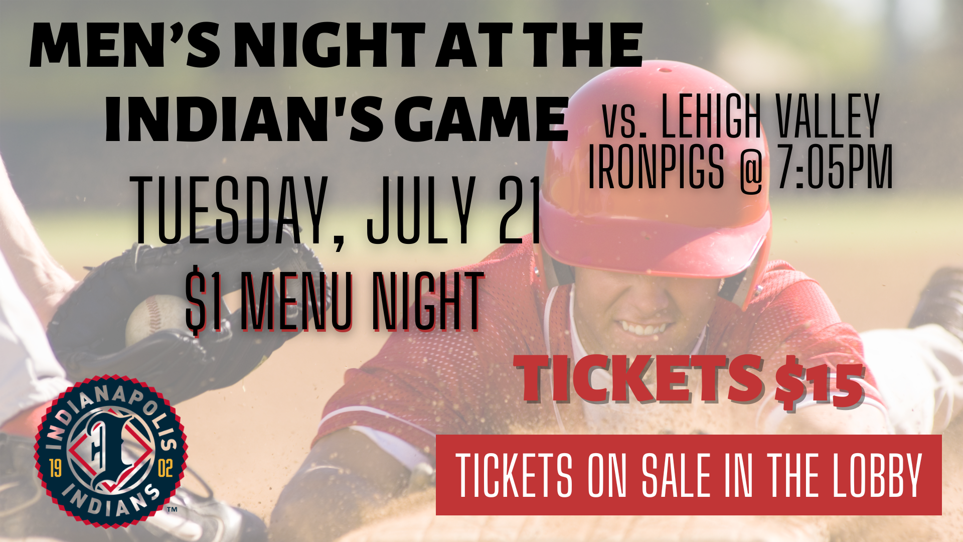 Men’s Night at the Indian’s Game