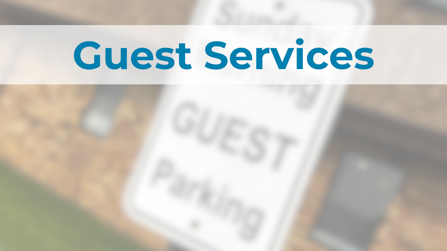 Guest Services serving opportunities