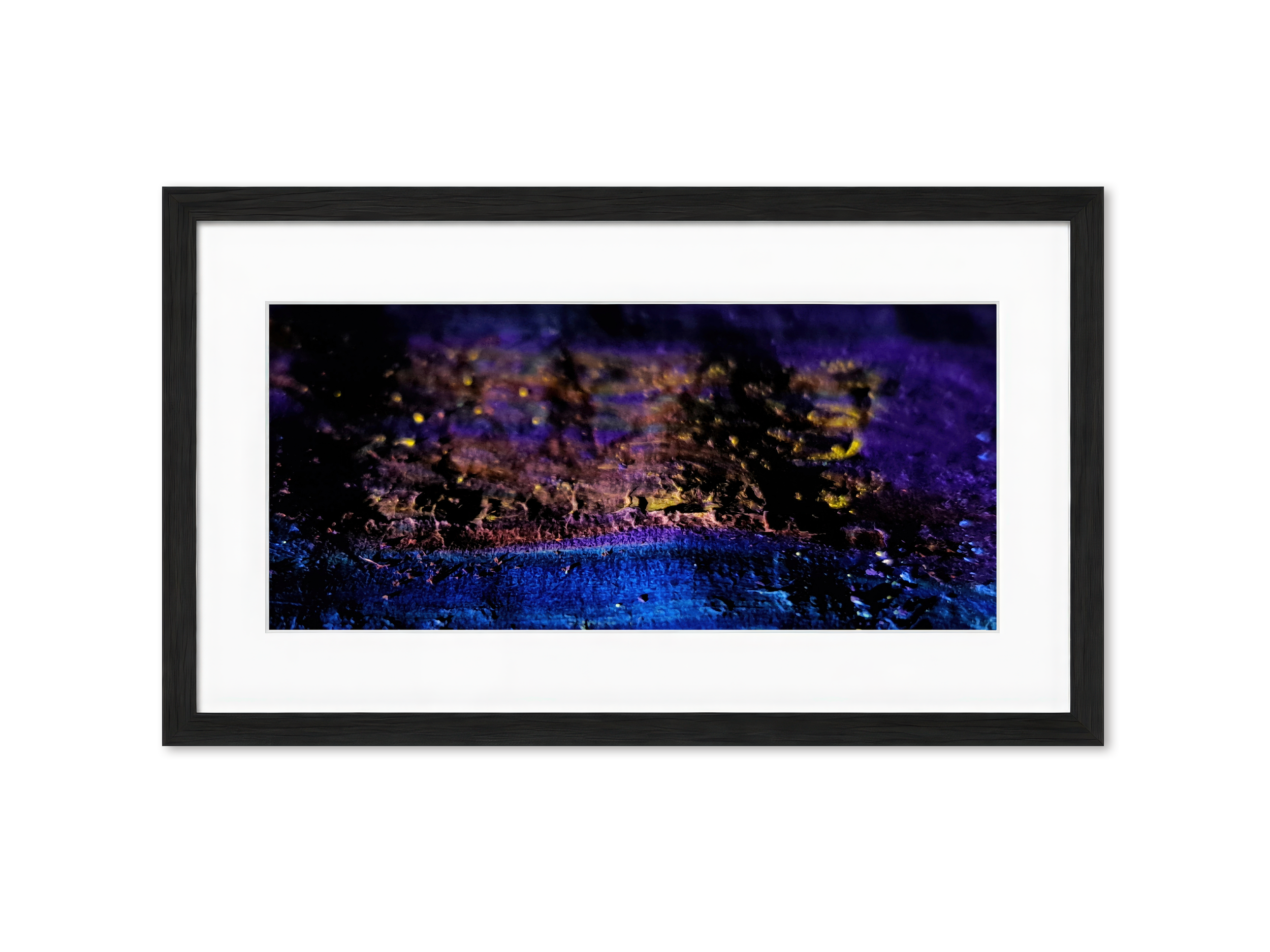 Framed Abyssal Veil (PV04) – Limited Edition Nature inspired Giclée | PureHu