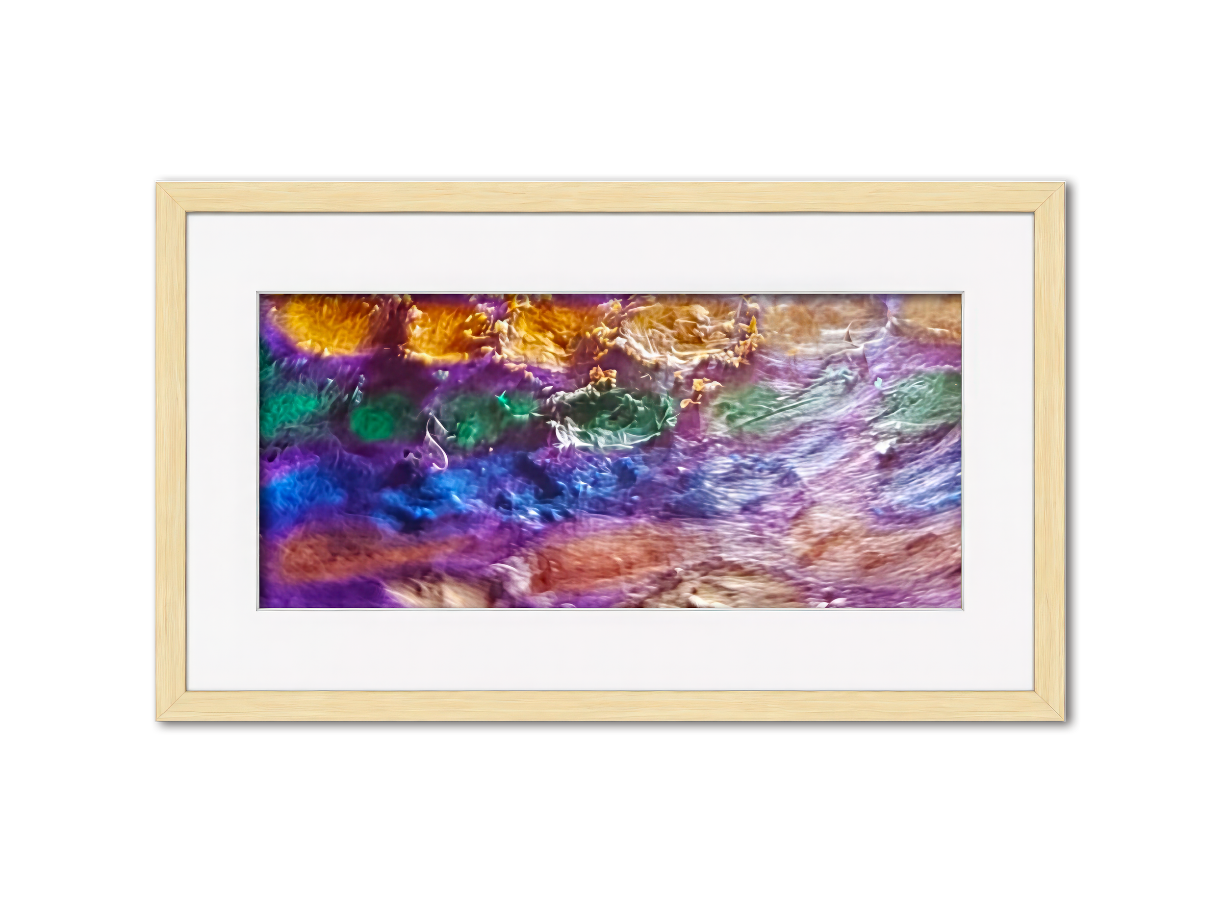 Framed Dissolved Garden (PV13) – Limited Edition Nature inspired Giclée- PureHue