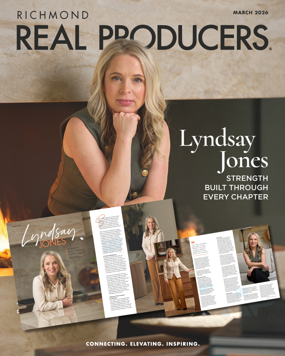 Lyndsay Jones Featured in Richmond Real Producers – March 2026 Cover Story
