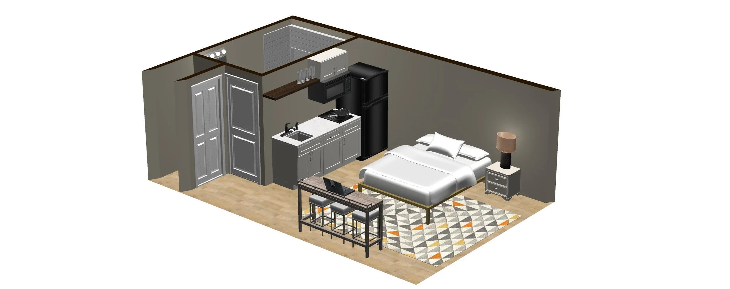 Sloan Studio ~ 225sq ft