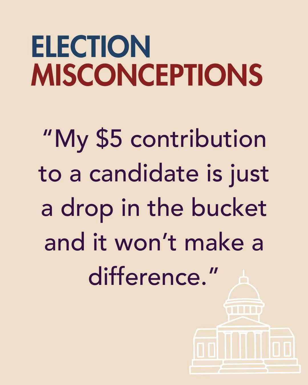 Reaching voters is expensive. Mail, ads, field staff, and the tools to organize all add up.

Small-dollar donations aren&rsquo;t just about money. They&rsquo;re about strength in numbers: a campaign powered by hundreds or thousands of people giving w
