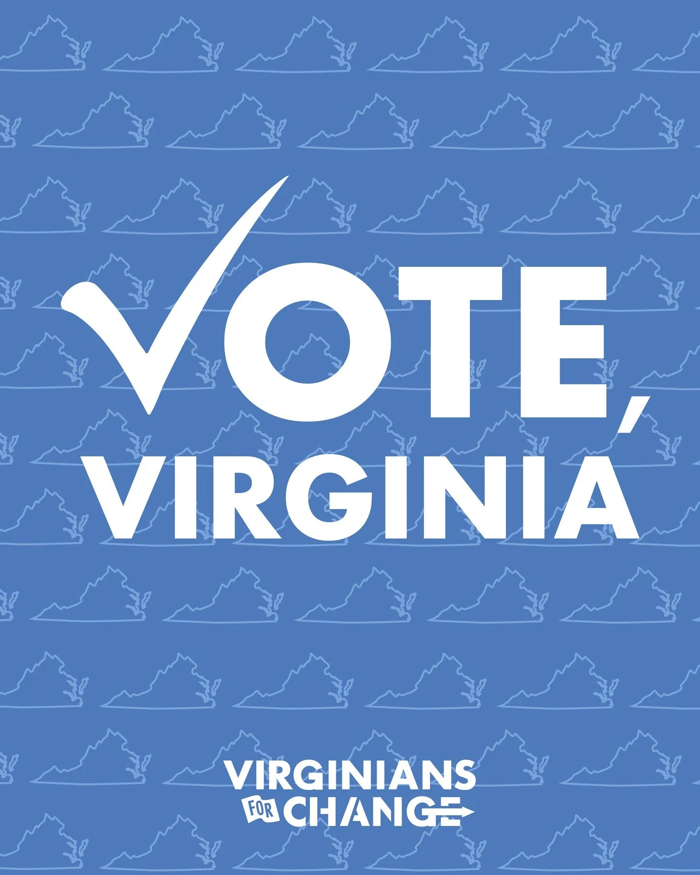 Today is the day, Virginia! Please make time to get out and vote blue down the ballot to create a safer Virginia. If you need help finding your polling location, please message us!