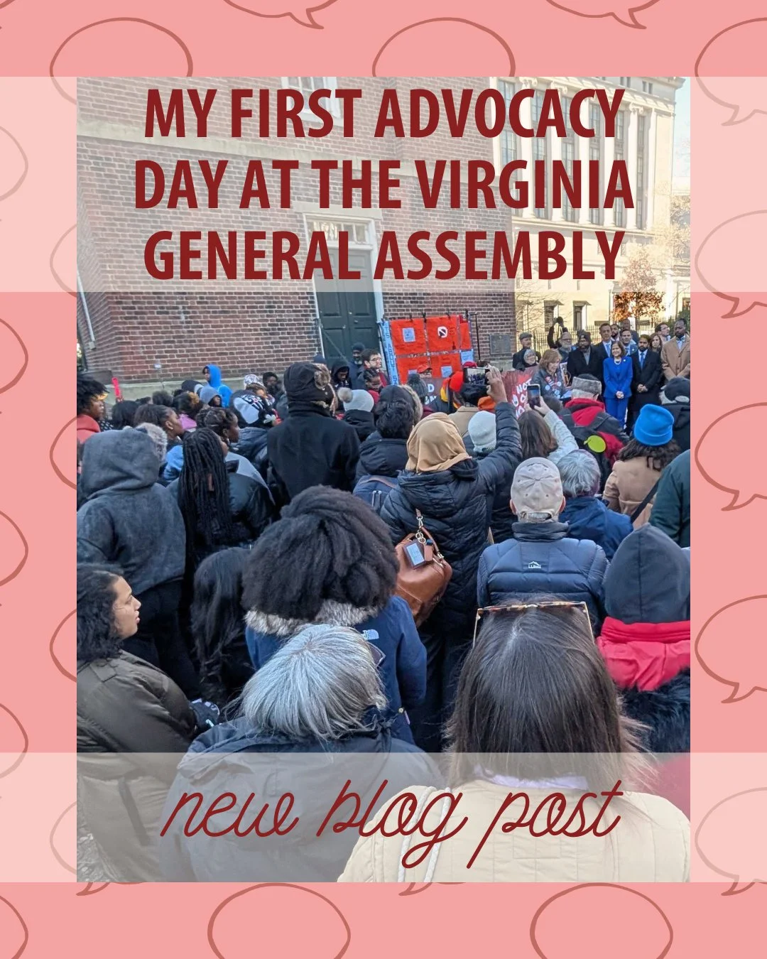 Up on the blog today: VFC board member, Kara, shares about her first advocacy day. Read her reflections on our website - we'll link it in stories.