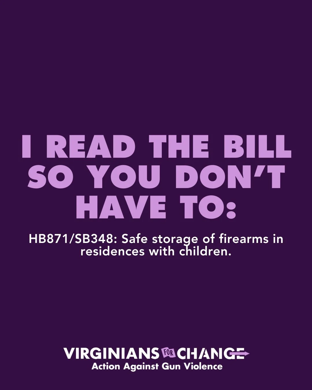This week's featured bill we read for you is the Minor Safe Storage bill. This bill holds g*n owners accountable for keeping  f*rea3ms out of the hands of children. Thanks to Del. Downey and Sen. Boysko for patroning these bills.