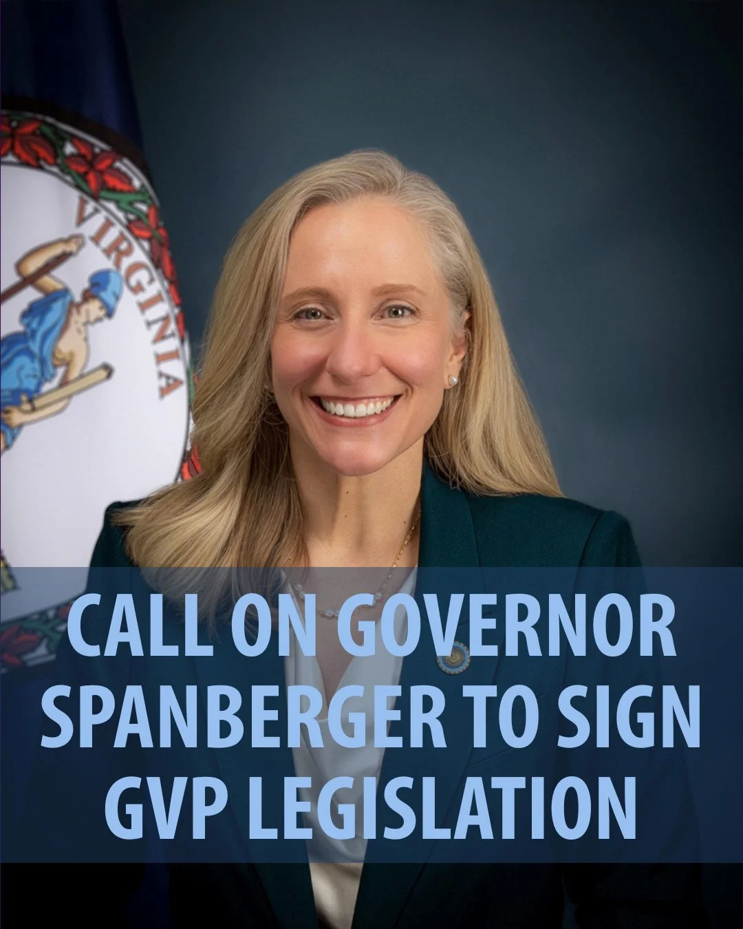 Governor Spanberger has long been a wonderful advocate for g*n vi0lence prevention, and we can't wait to see her sign a wealth of new GVP legislation into law that was recently passed by the VGA. Please lend your voice of support to this action by em