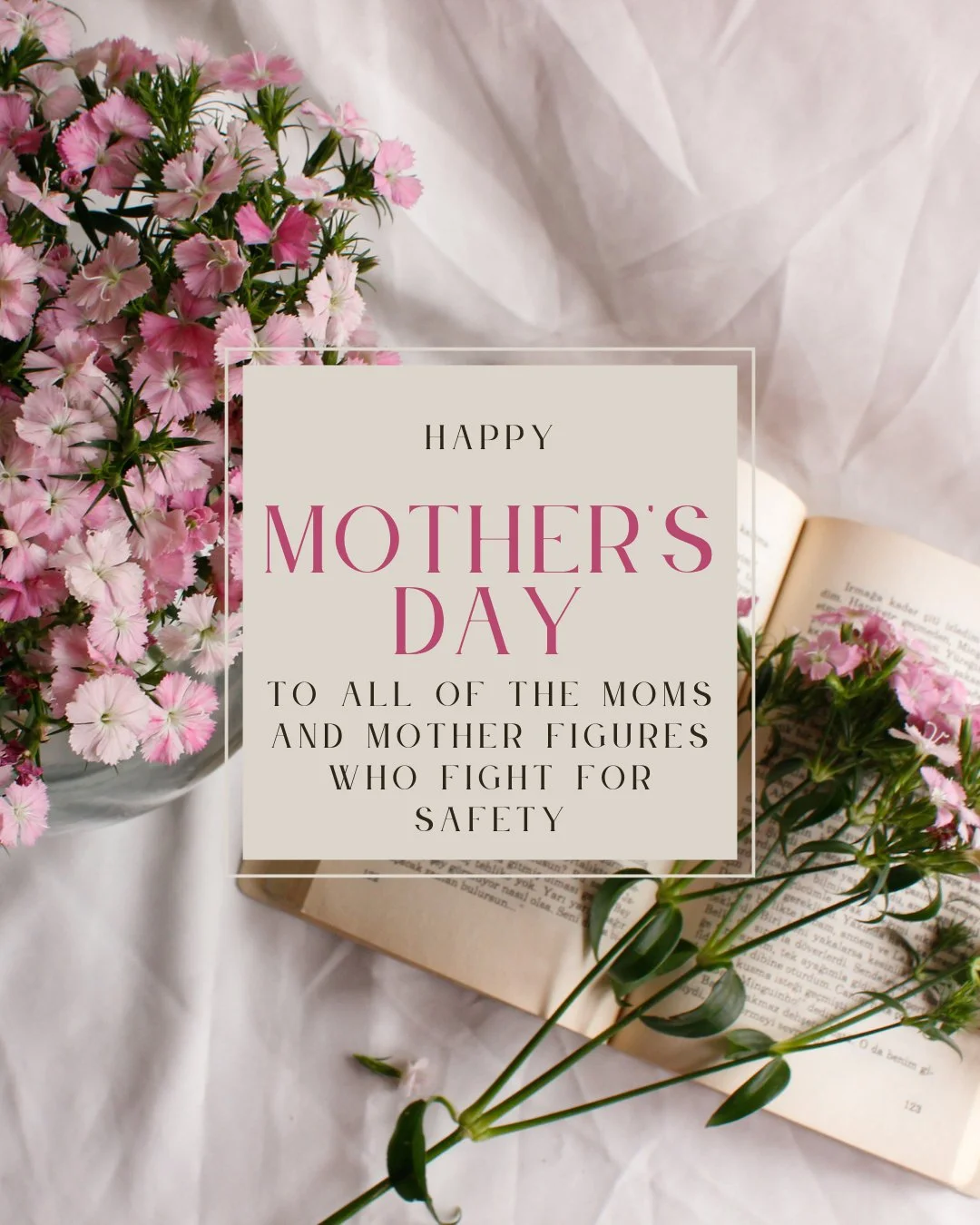 Happy Mother's Day to all of you showing up every day and doing the work to keep our kids and communities safe. We are grateful for each and every one of you.