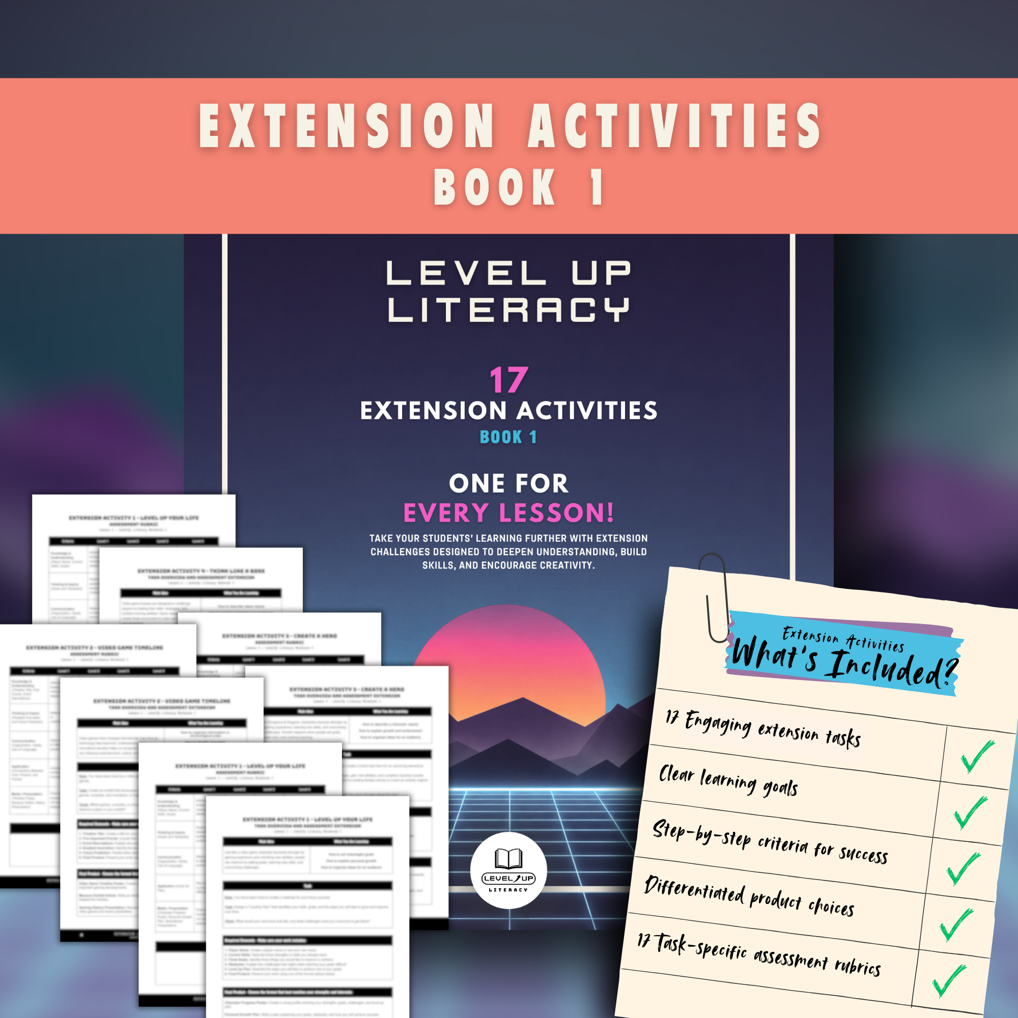 Book One - 17 Extension Activities