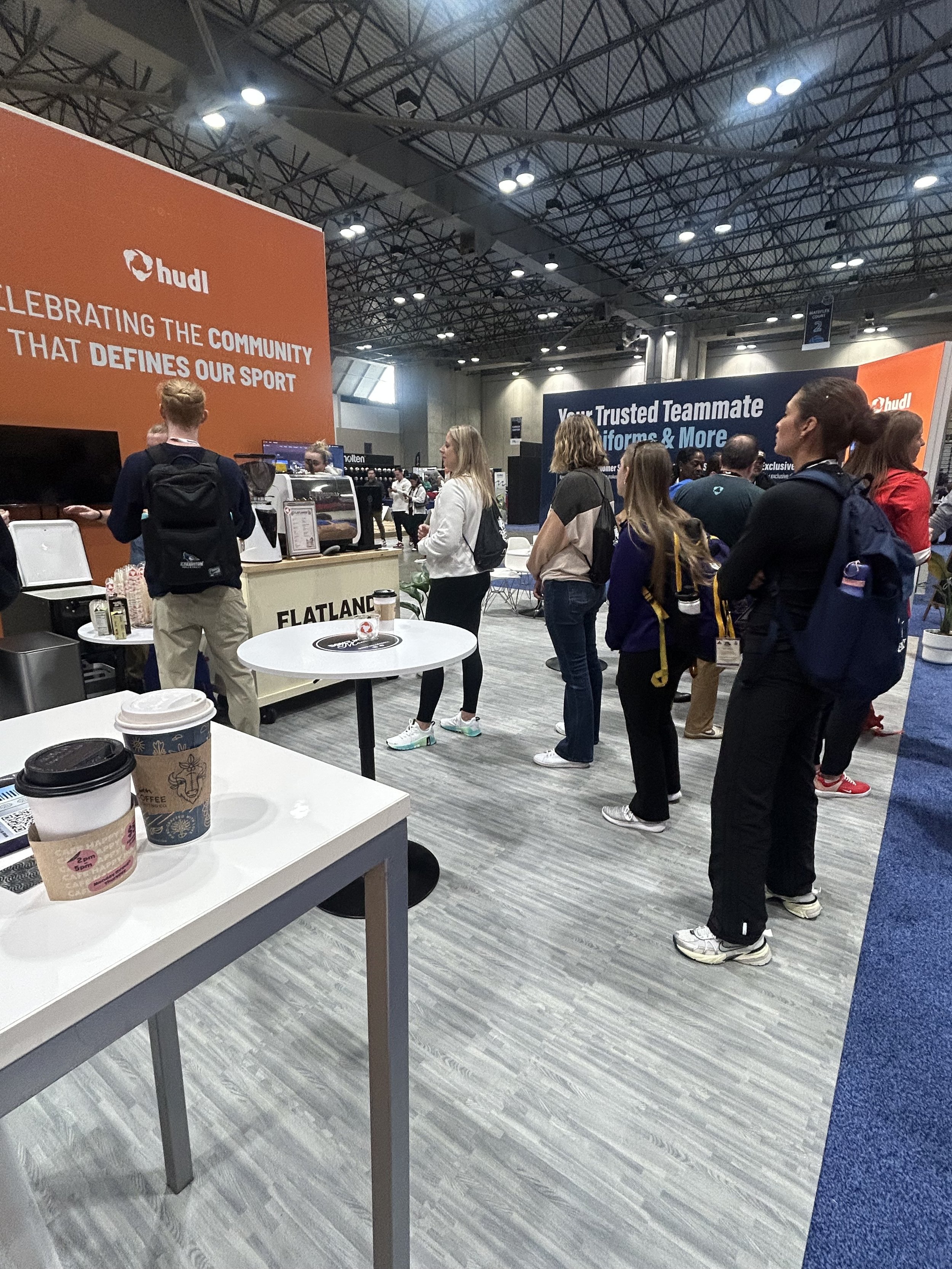 Coffee cart catering in Kansas City, Missouri at a convention
