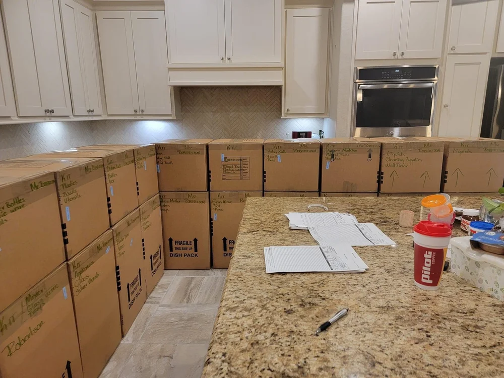 Professional dish pack box for fragile items