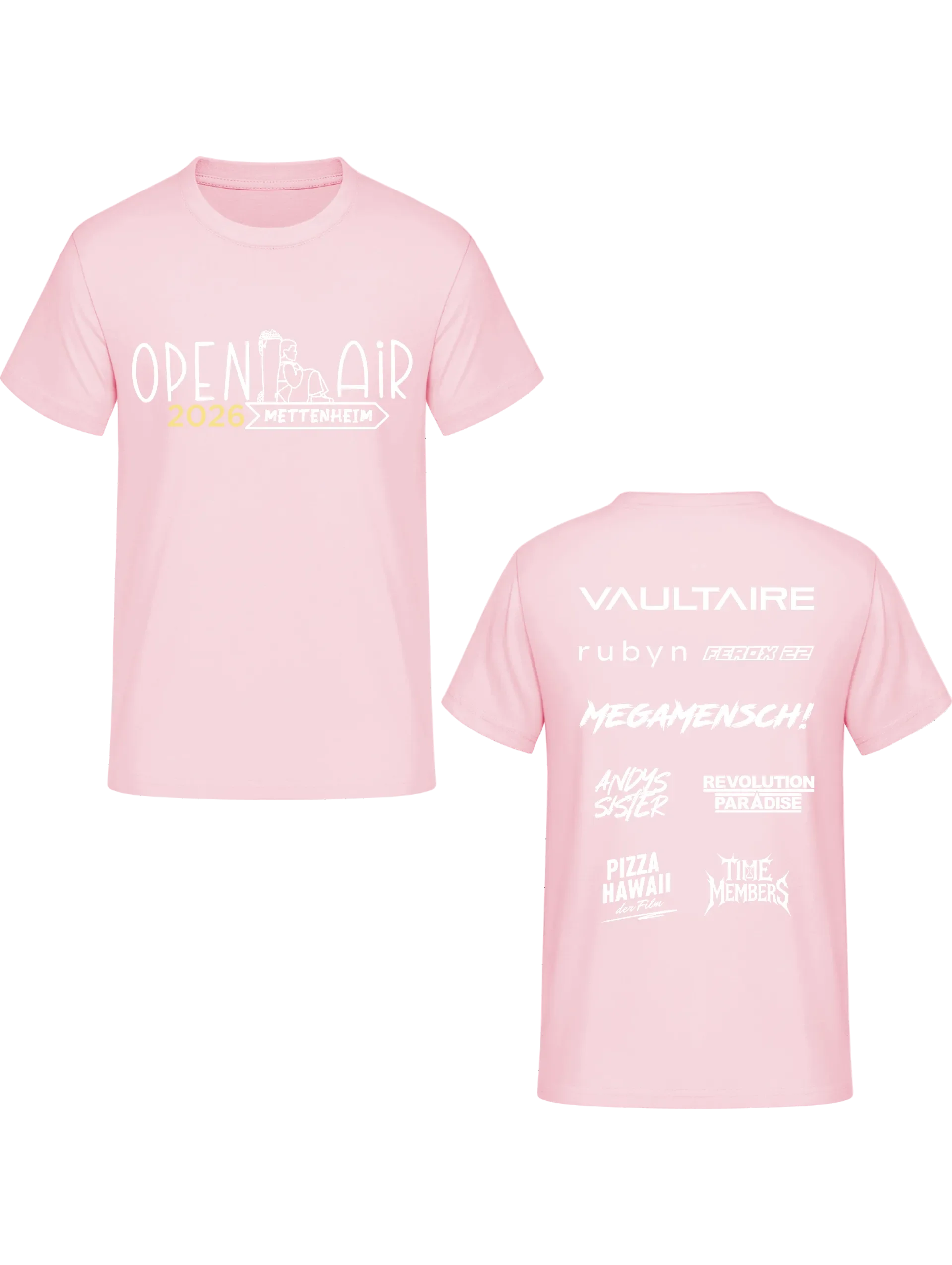Open Air T-Shirt 2026 Rosa (limited Edition)