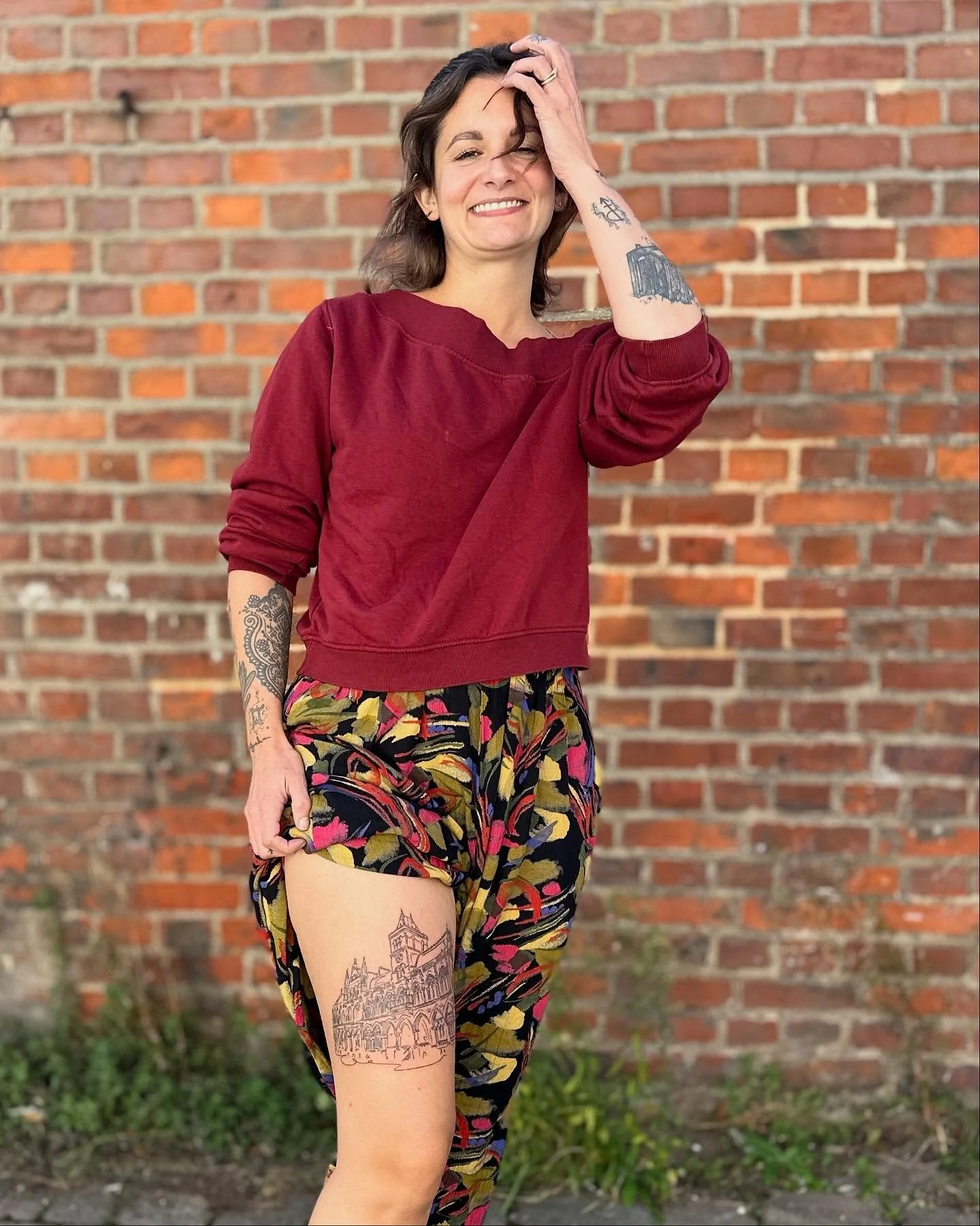 A dream project to start the week for Laura, who wanted the beautiful Northampton Guildhall tattooed right next to Greyfriars bus station, aka the &lsquo;Mouth of Hell&rsquo;.
Thank you for travelling all the way from Northampton for these, and I&rsq