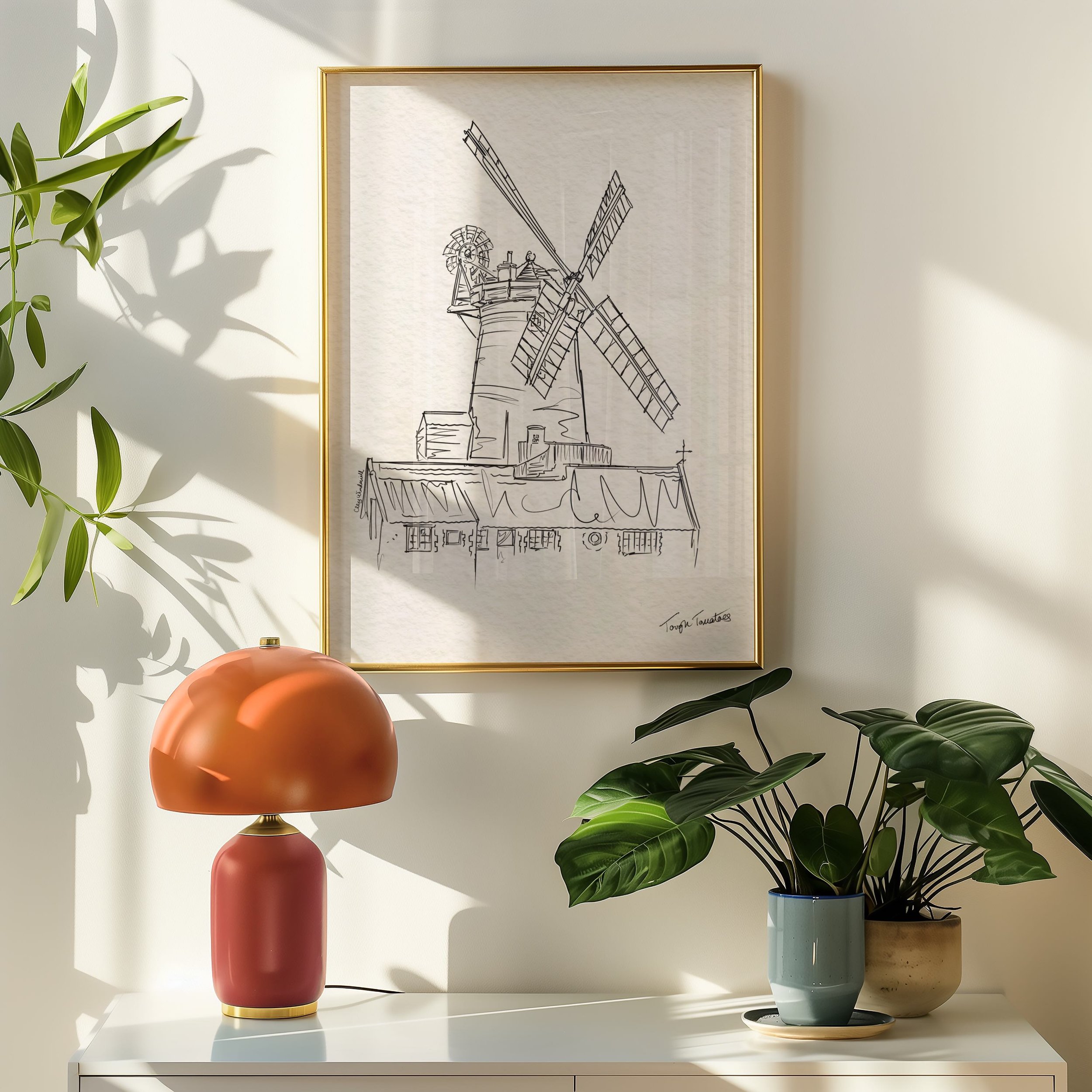 Cley Windmill Print