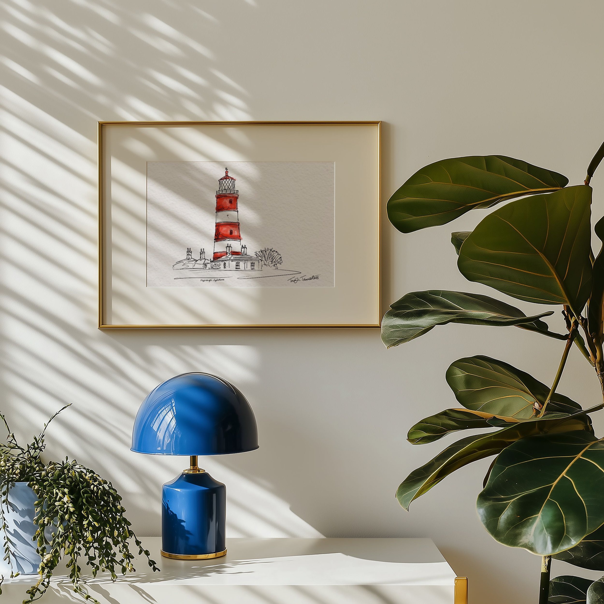 Happisburgh Lighthouse Print