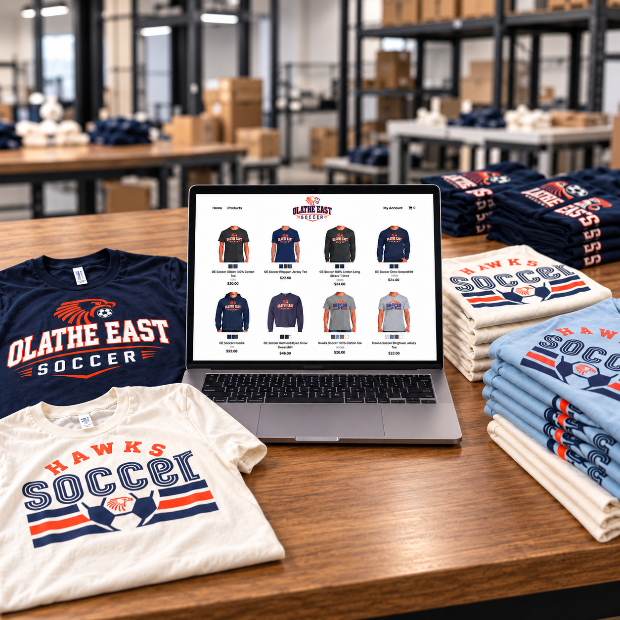 Olathe East Soccer Online Store