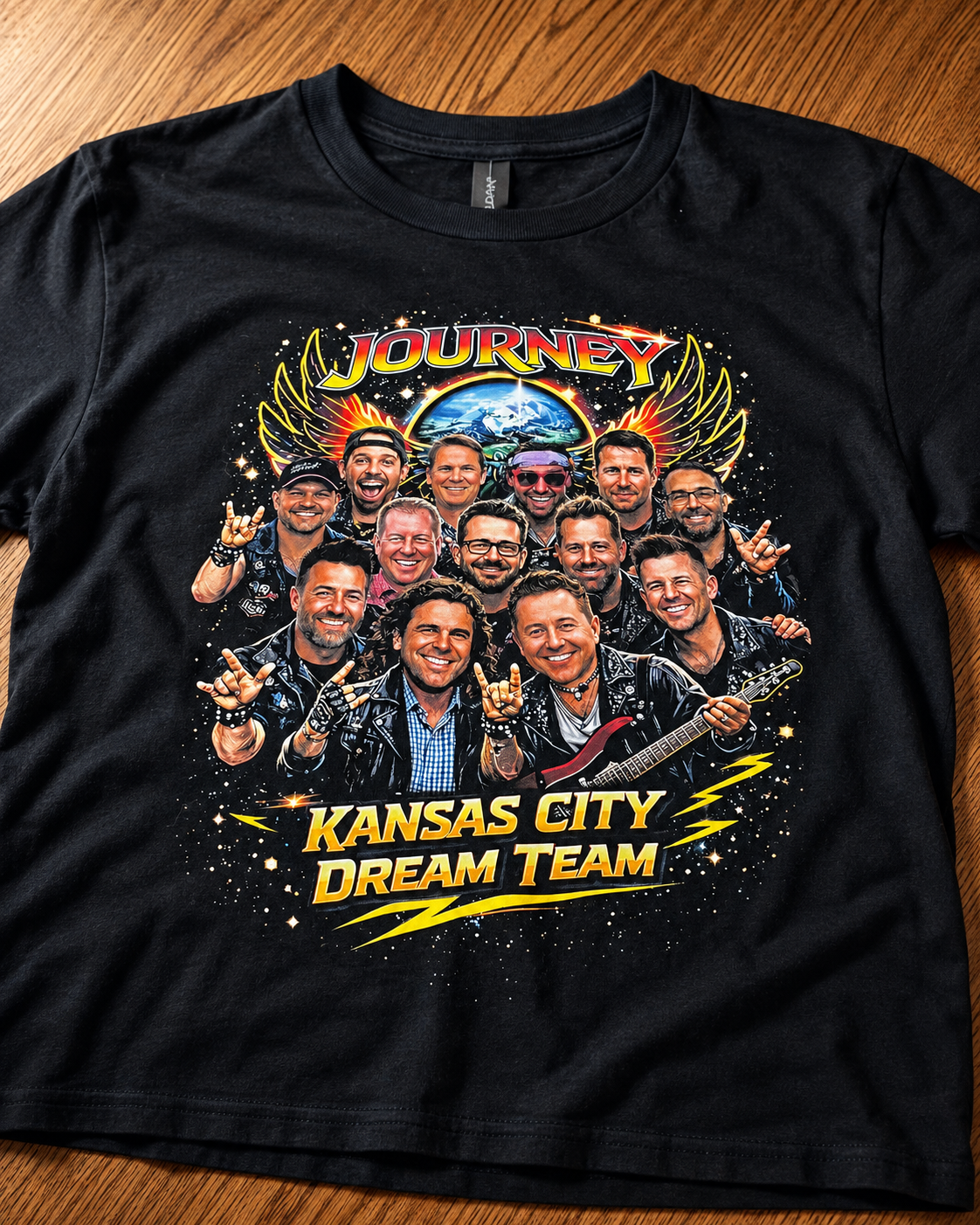 Journey Kansas City Dream Team T-Shirt.png