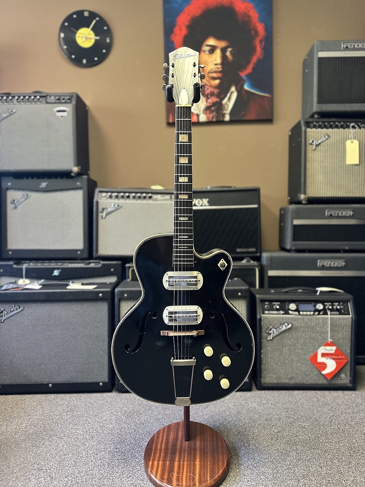 Silvertone Espanada Late 50s - Black