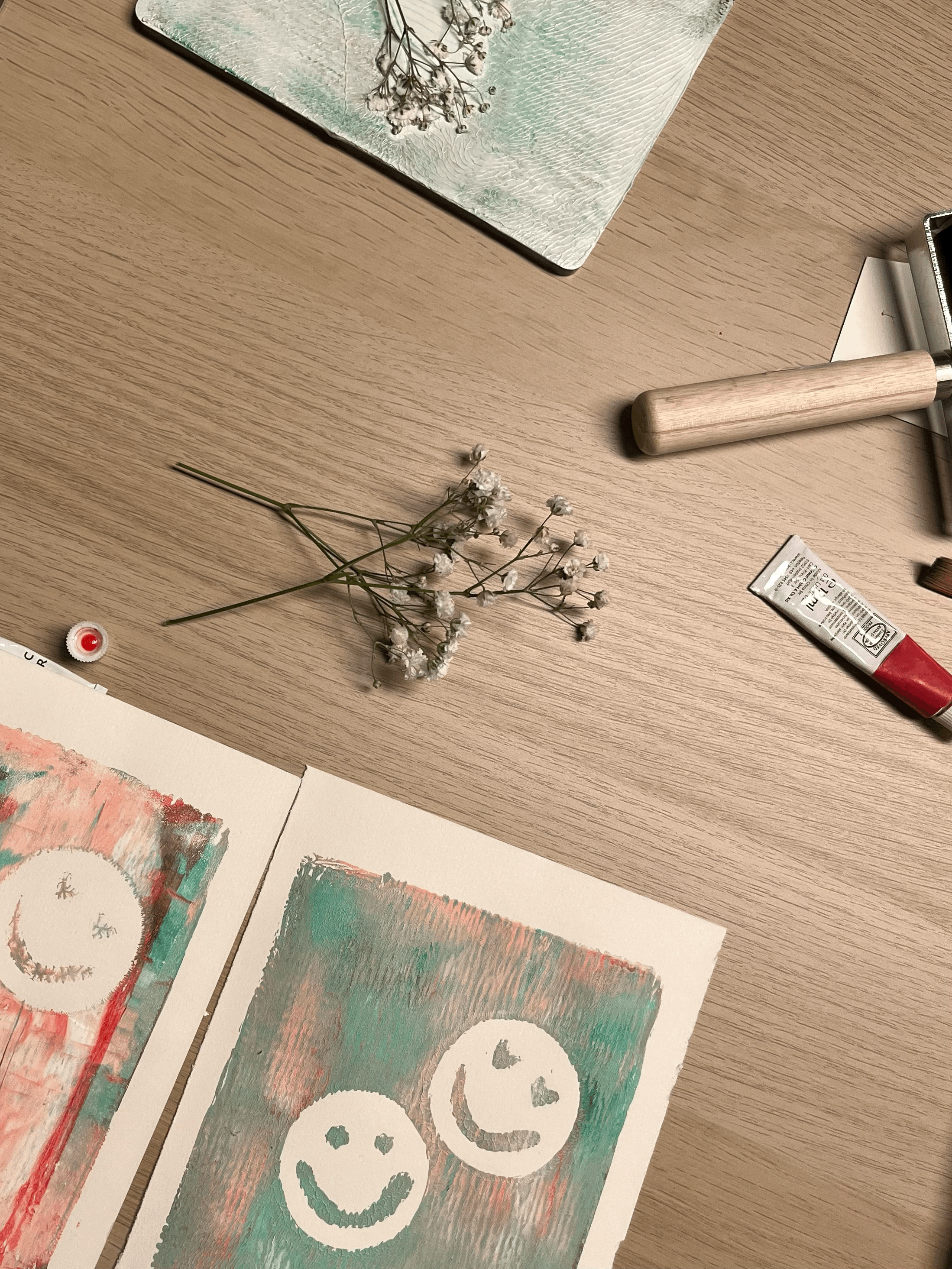 gelli prints (WED for kids)