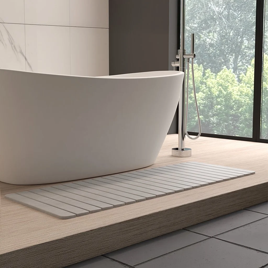 Experience the future of bathroom luxury with our revolutionary Quick-Drying Bath Mat, where innovation and nature come together.

Crafted from natural Diatomite, this mat absorbs water instantly and dries in seconds literally faster than you do! 

#