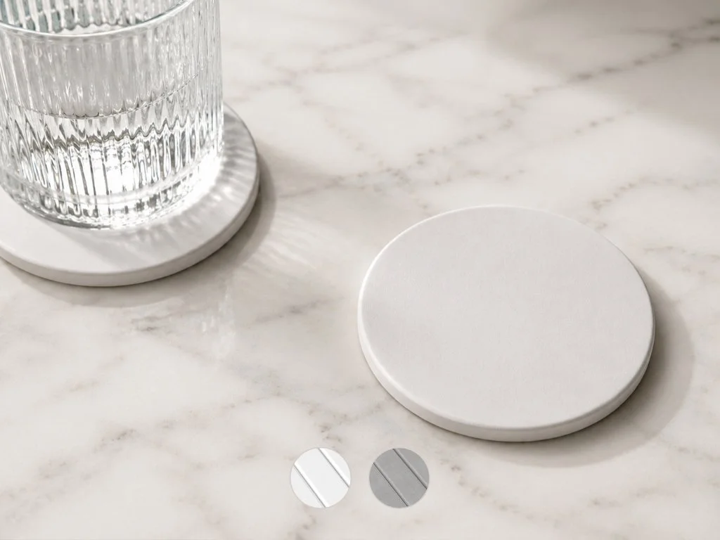 Diatomite Stone Round Coaster 4 Piece Set