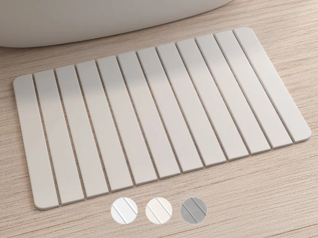 Super Absorbent Large Diatomite Stone Drying Bath Mat