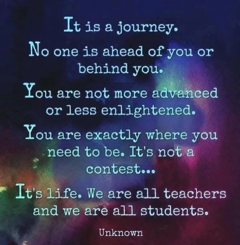 Feel into the energy of the life and experiences that you want to create. Whether you know it or not, these already exist on your timeline, and it&rsquo;s up to you to tap into it. 

This is the journey - no one is ahead or behind - it is just where 