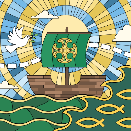 St Augustine's Stained Glass windows