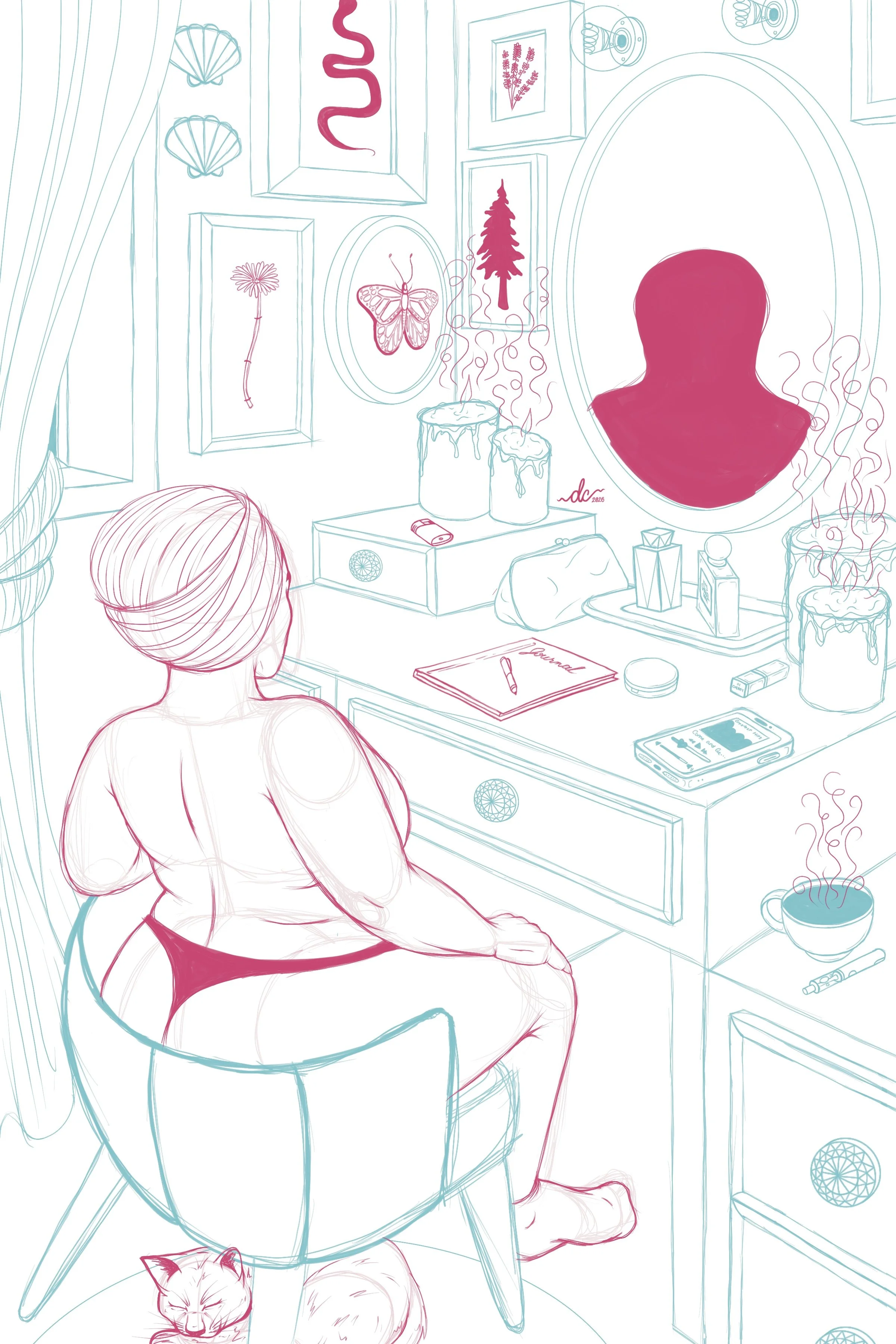 Beginning sketch