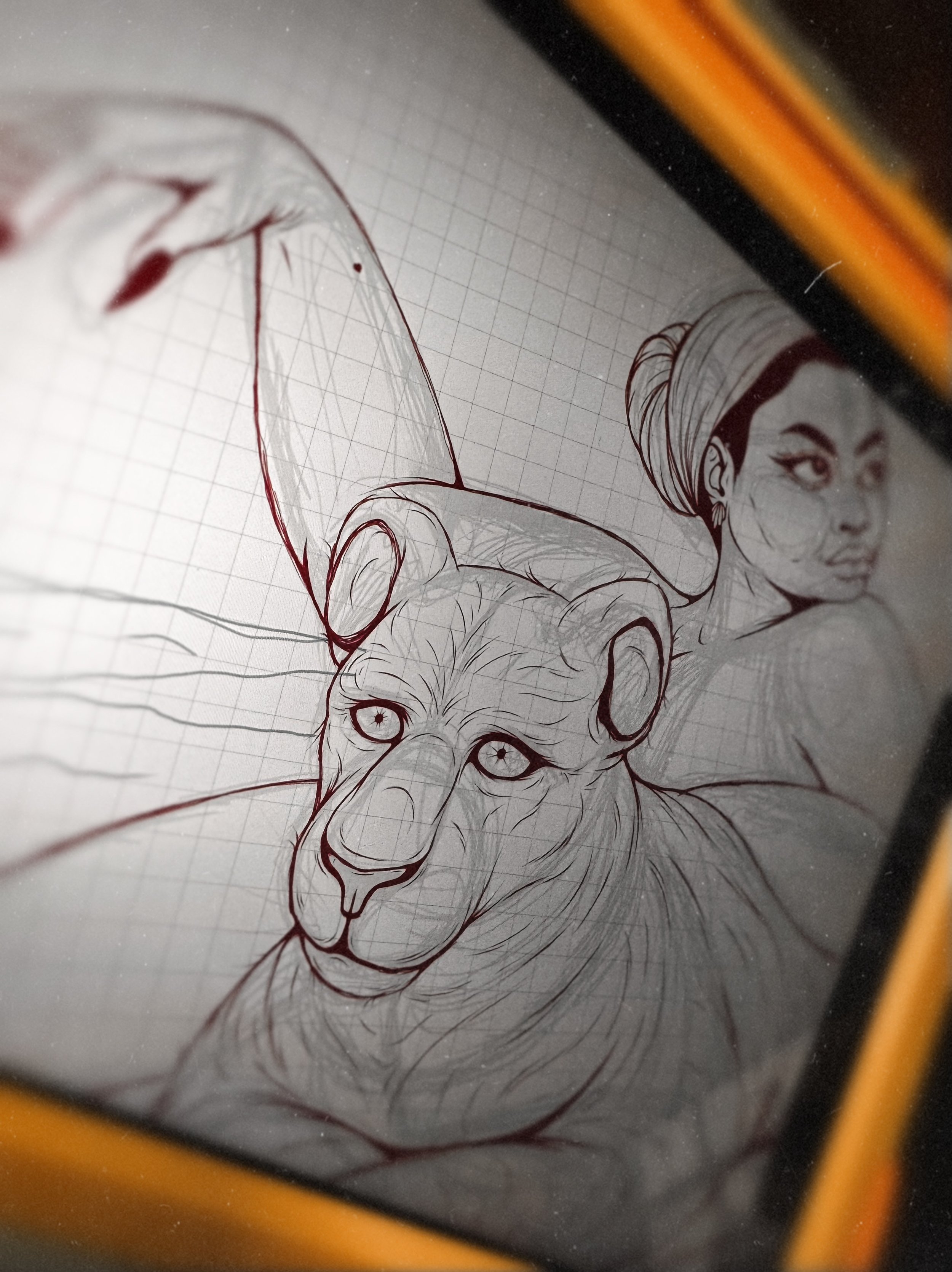 Of course I created a art piece for Leo Season, I’m a Leo…