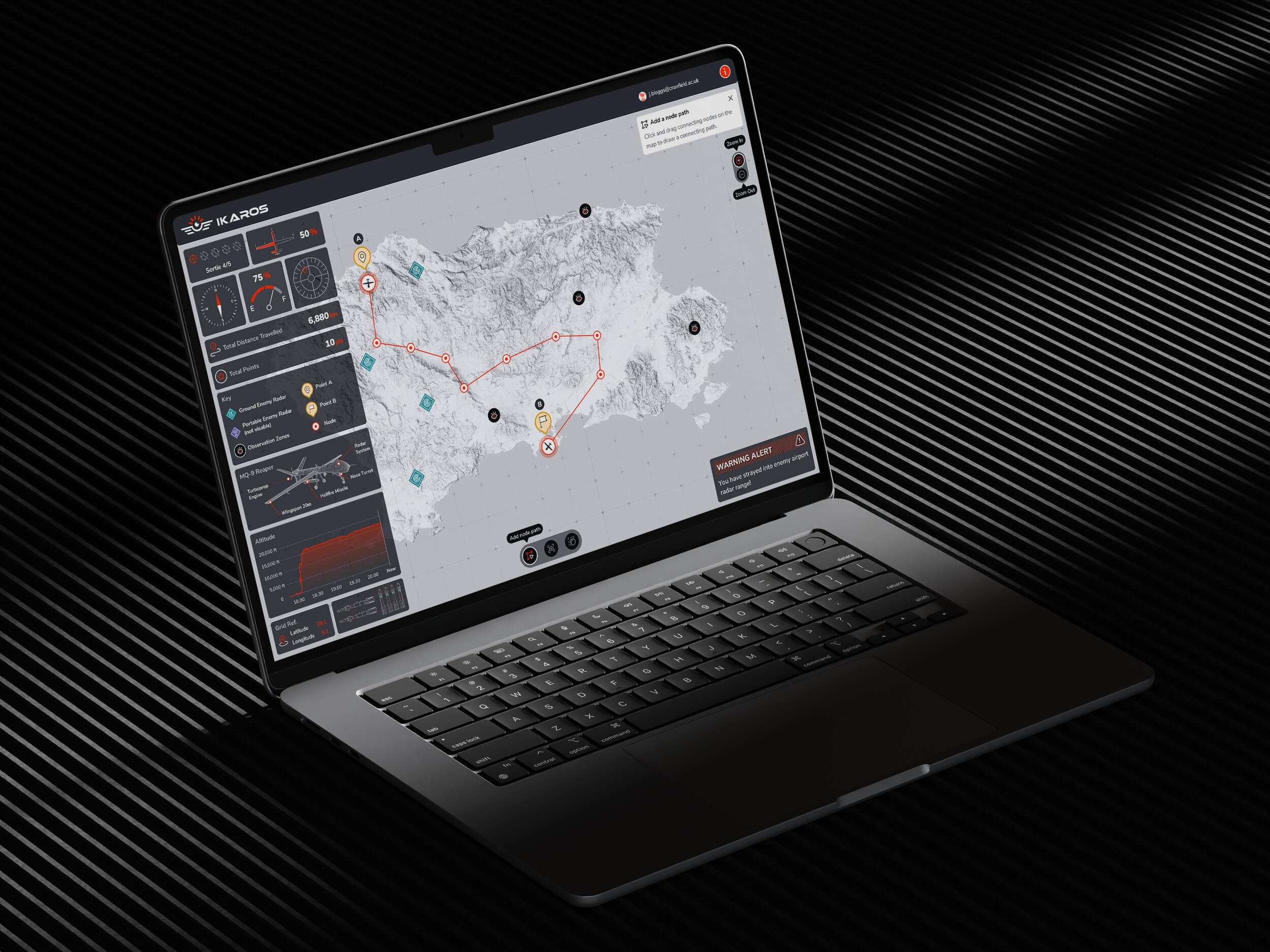 Project IKAROS UAV Mission Planning Activity