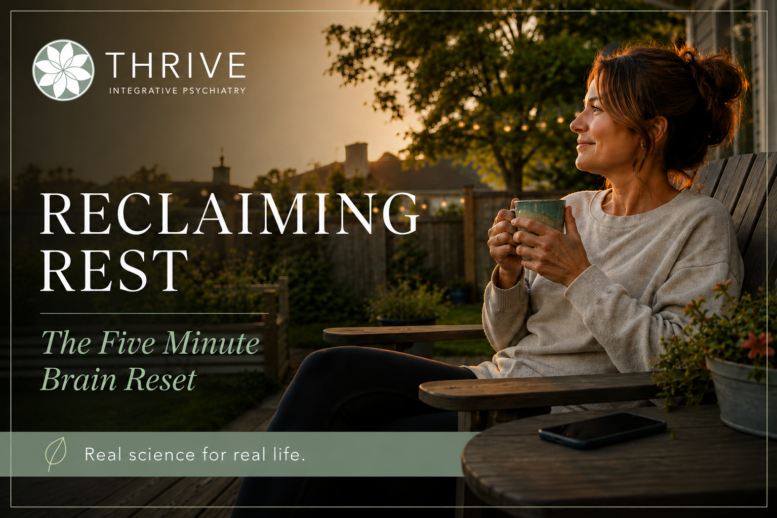 Reclaiming Rest: The Surprising Power of the Five Minute Brain Reset